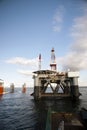 03.08.2014 - The heavy lift vessel Dockwise Vanguard offloading the Semi-Submersible rig Ã¢â¬ÅOcean PatriotÃ¢â¬Â, outside Edinburgh.